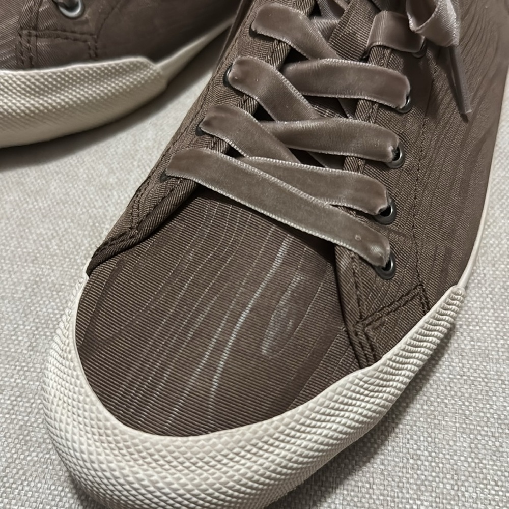 SeaVees Monterey Sneaker-Sz 9-Brown-Velvet Ribbon Style Laces-EUC - Picture 2 of 14